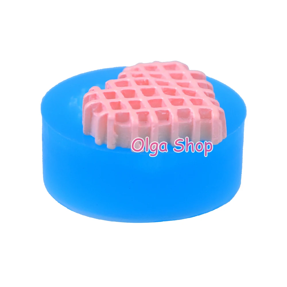 QYL399 21 1 мм Вафля в форме сердца печенья силиконовая форма-Waffer/вафель бисквит форма