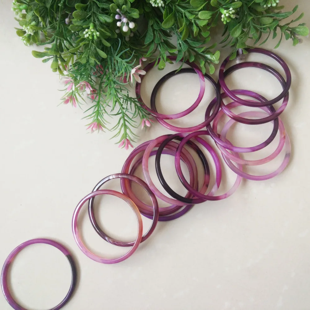 Модные 100% натуральные ювелирные изделия из халцедона браслет-54 мм AAAAAAAA