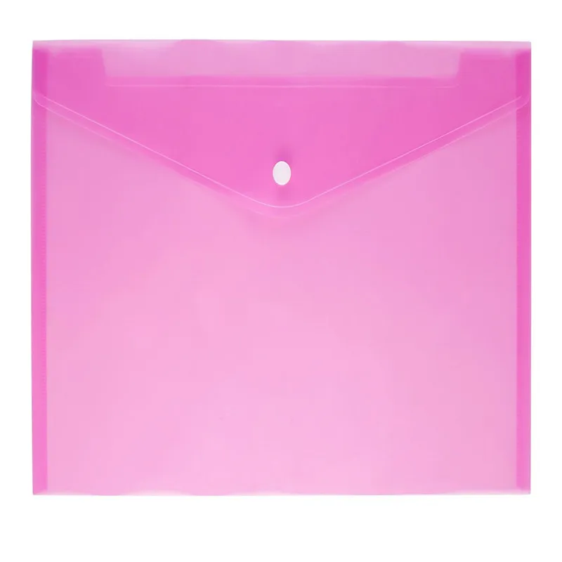 6 цветов на выбор прозрачная пластиковая сумка для документов папка файлов - Фото №1