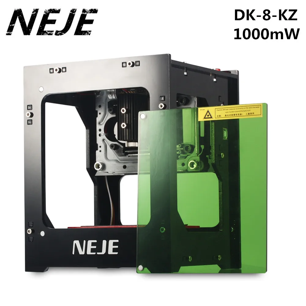 NEJE DK-8-KZ 1000 мВт Профессиональный автоматический DIY настольный мини CNC лазерный резчик для гравирования вырезания по дереву ротор для фрезерного станка