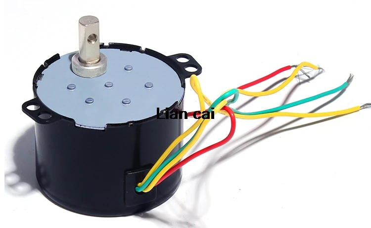 Синхронный Магнитный мотор редуктор 50KTYZ 220V AC 6W 1RPM/2 5 RPM / 10RPM 15RPM 30RPM 50RPM|Двигатель
