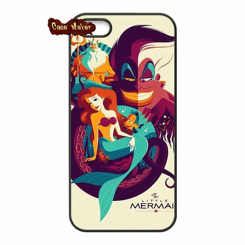 Татуировки Русалочка Ариэль чехол для телефона iPhone X 4 4S 5 5C SE 6 S 7 8 плюс Galaxy J5 J3 A5 A3