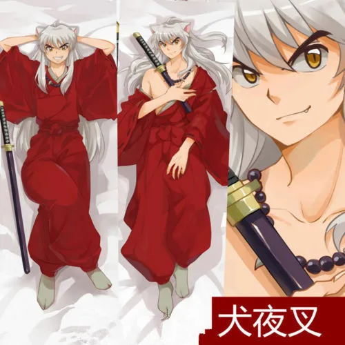 Inuyasha мужской Dakimakura обниматься постельные принадлежности для тела подушку Чехол