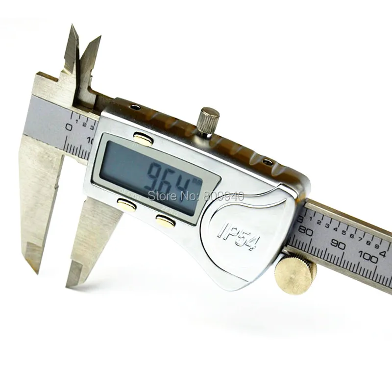 150 мм Большой ЖК-дисплей из нержавеющей стали электронный цифровой суппорт IP54