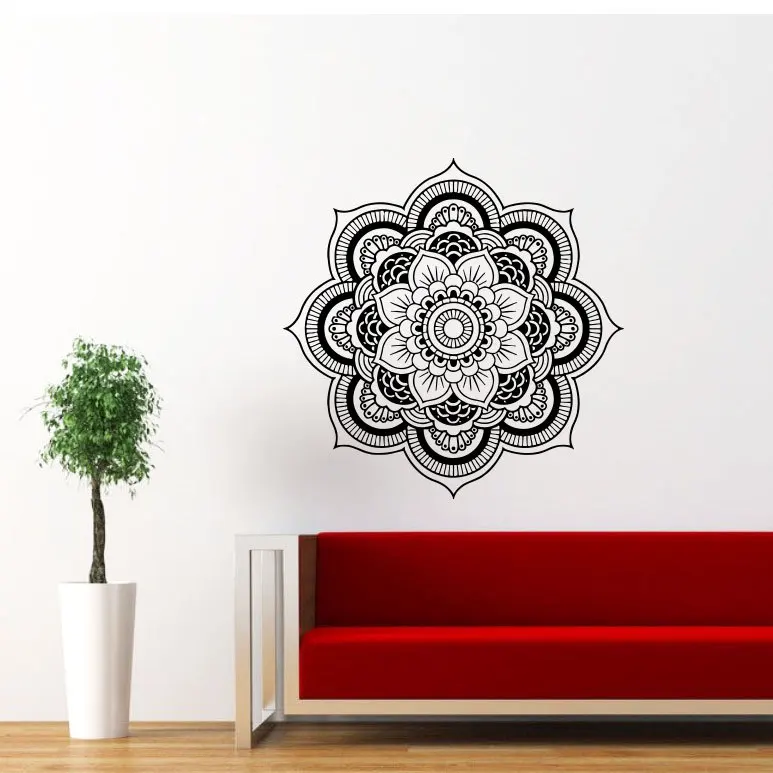 Новое поступление мандала цветок настенные наклейки для дома специальное
