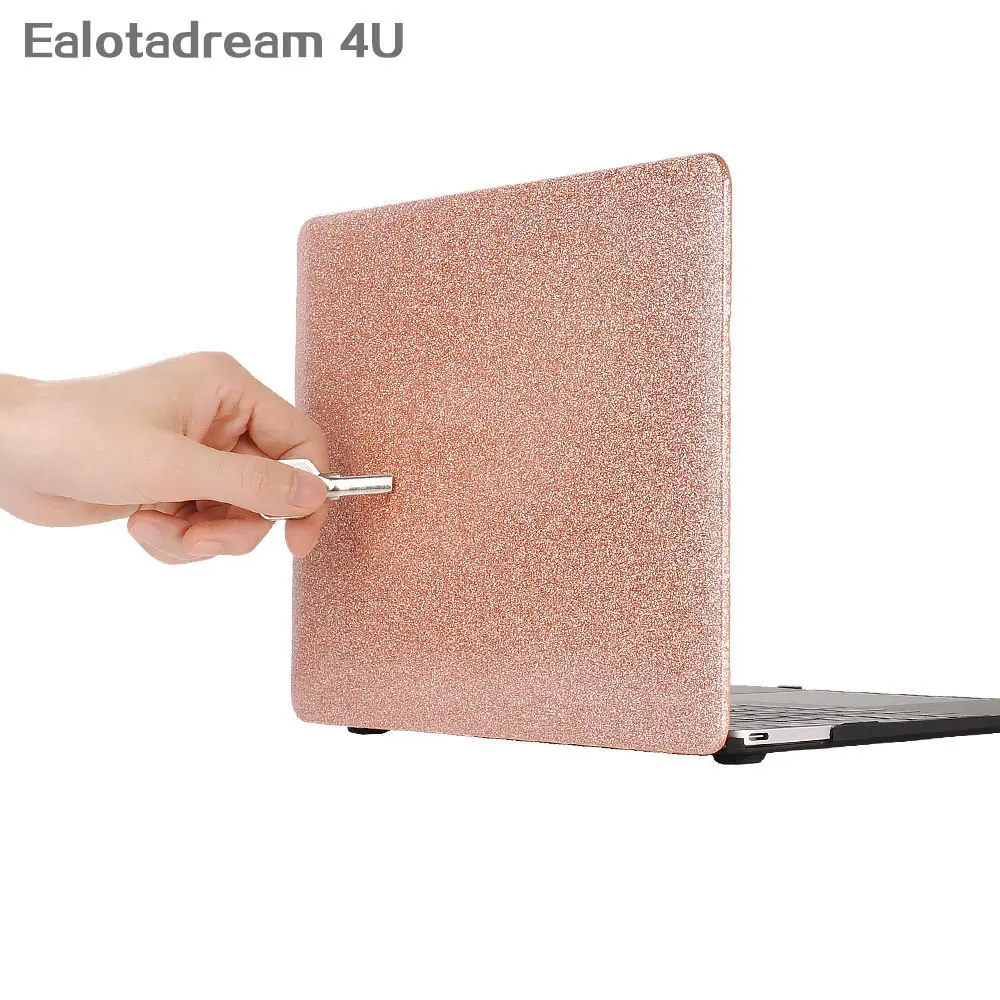 Блестящий розовый чехол для Macbook Retina 13 15 Lxuury ноутбука Pro 2015 A1398 A1502 A1425 Роскошный
