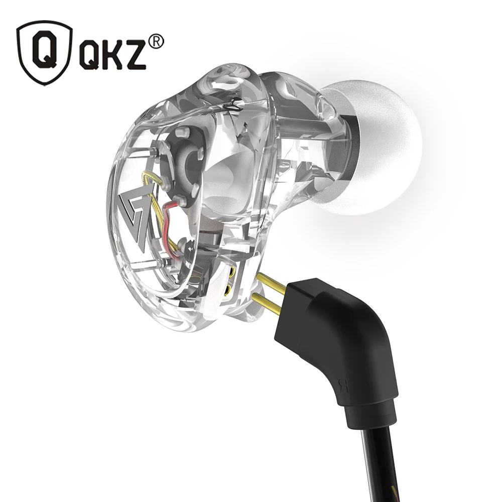 2018 QKZ VK1 ZS10 2DD гибридные наушники вкладыши HIFI DJ мониторные спортивные для бега