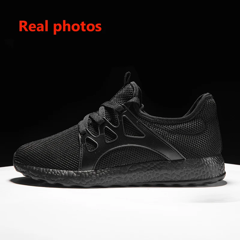 Мужские кроссовки из дышащего сетчатого материала дышащие Прогулочные Лидер