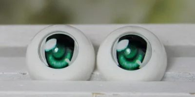Green 16mm Милые 1 пара 1/6 1/3 1/4 BJD аниме глаза 14 мм 16 мм 18 мм акриловые кукольные глаза, Куклы Аксессуары игрушка в подарок - Цвет: Green 16mm