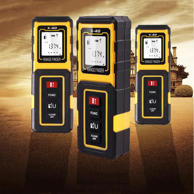 Лазерный дальномер лазерная электронная линейка 40 м цифровая рулетка