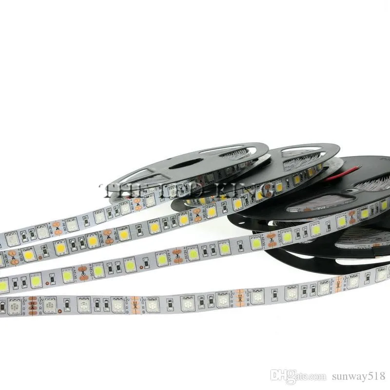 Лента Светодиодная гибкая SMD RGB с адаптером ИК-контроллера 5 м 10 5050 12 В постоянного