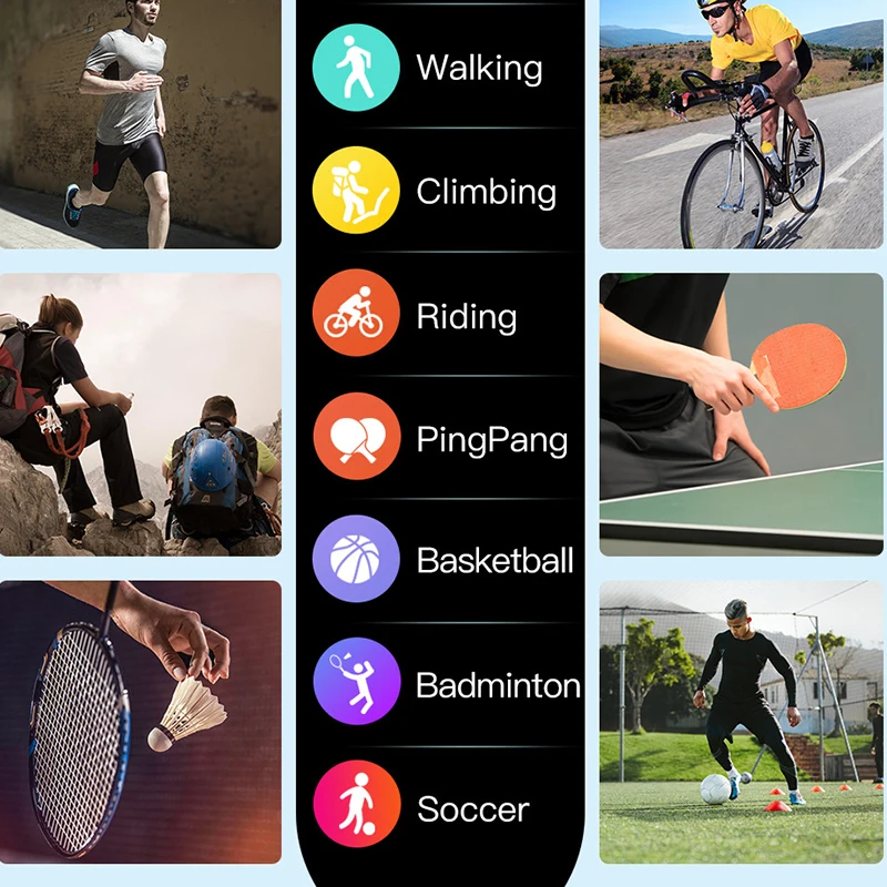 

Blood pressure watch Smart bracelet heart rate ip67 waterproof smart band sport men wristband 1.3 inch pk mi band 3 4 smartband