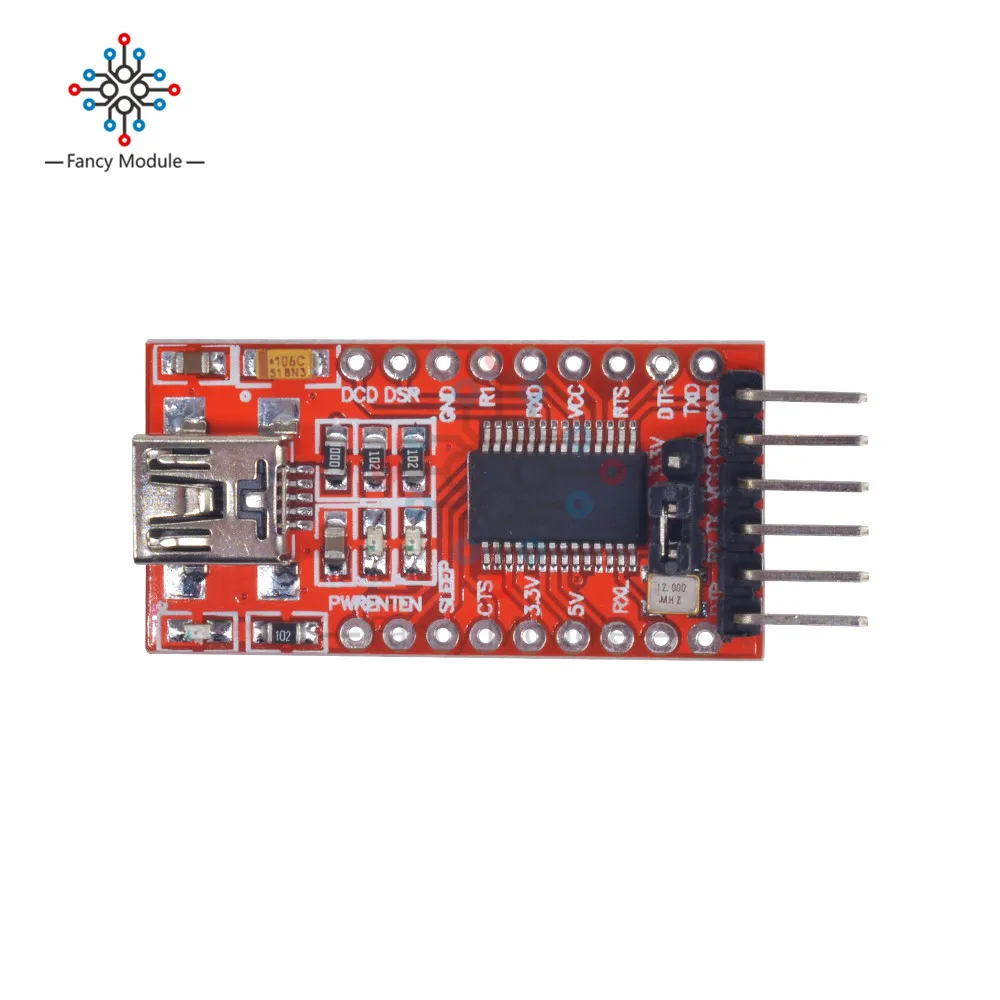 FT232RL FTDI сериалов модуль адаптера мини Порты и разъёмы для Arduino USB к ttl 3,3 V 5,5 V