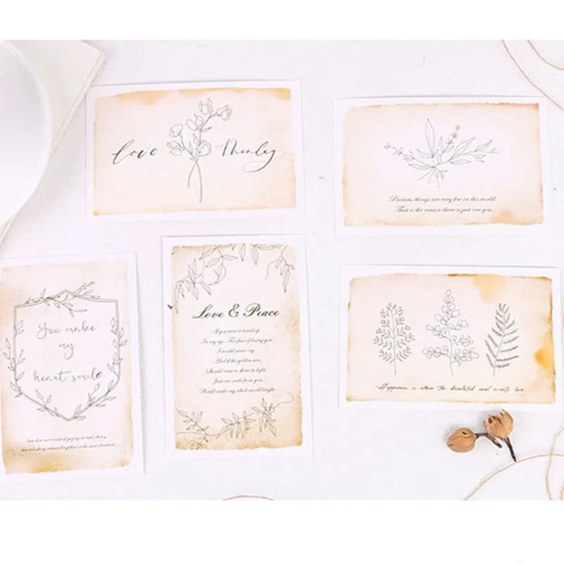 Infeel. me love письмо открытка Письмо бумага Закладка 1 лот = упаковка 30 шт|bookmark cards|bookmarks