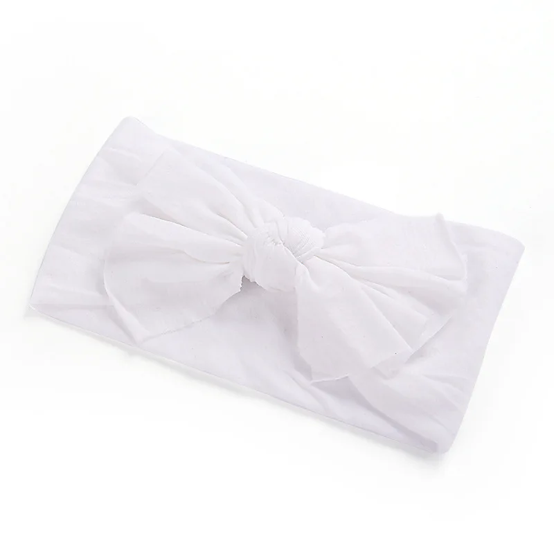 2020 New Baby Boys Girls Cotton Knot Bow Headbands Kids BaBy Toddler Solid Cute Soft Head bands Hair Accessories | Детская одежда и