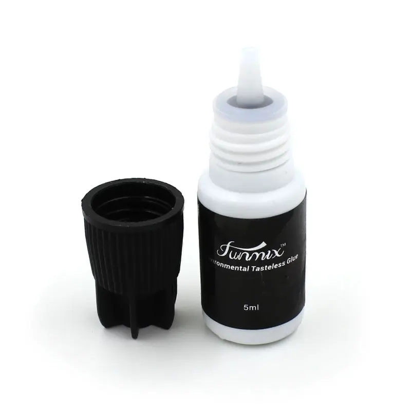 Профессиональный индивидуальный клей для ресниц 5 мл черных накладных без запаха