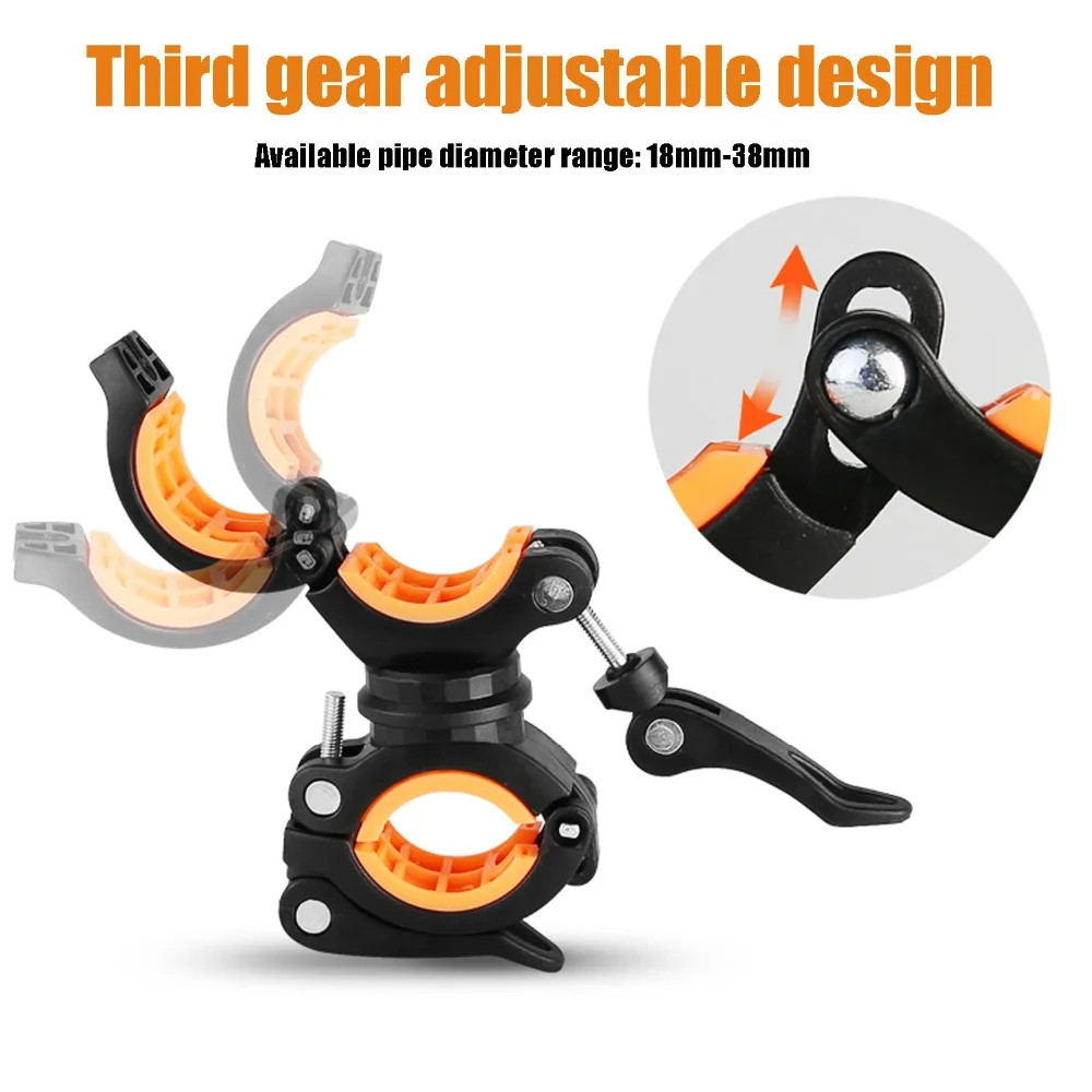 Кронштейн светильник держатель для велосипедной лампы светодиодный фонарь
