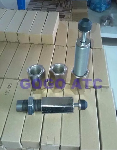 Фото Pneumatic Air Cylinder Shock Absorber with Stopper nut RBC1007S O.D. thread size 10mm Stroke 7mm SMC type Buffers cap Обустройство Pneumatic Air Cylinder Shock Absorber with Stopper nut RBC1007S O.D. thread size 10mm Stroke 7mm SMC type Buffers cap Обустройство