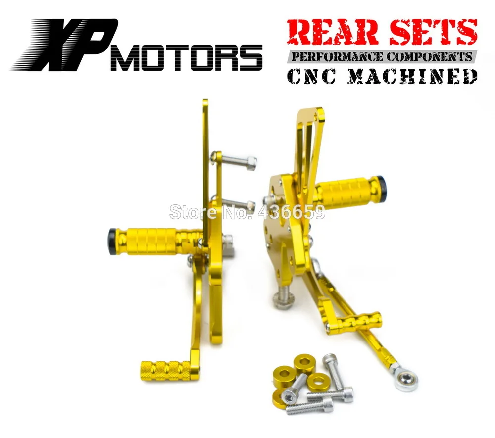 Регулируемые колышки для ног Gold Race CNC задние комплекты Kawasaki Ninja 300/ABS EX300 2013 2014 |