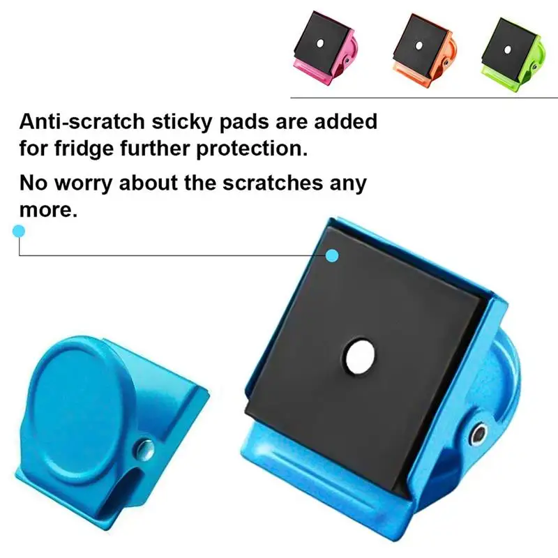 Пружинный магнитный зажим для холодильника держатель заметок металлические