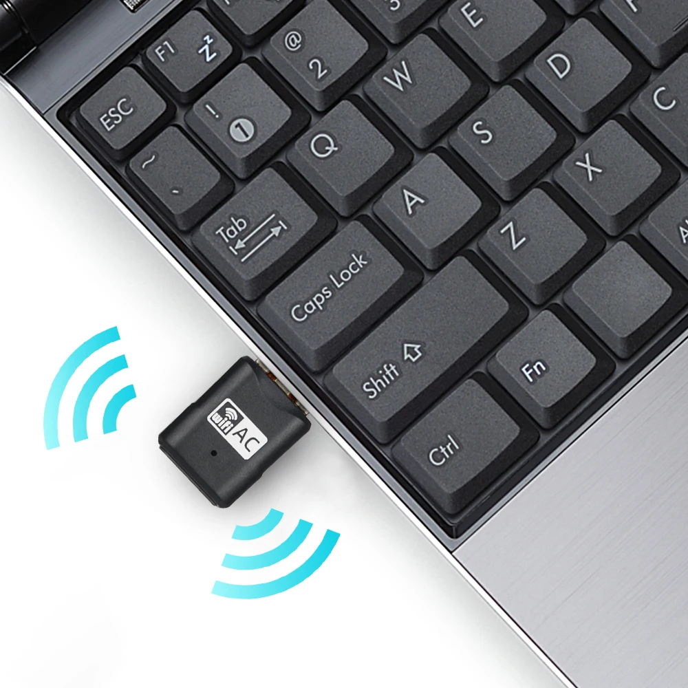 Двухдиапазонная USB беспроводная сетевая карта ac600M 2 4G/5 8G мини двухдиапазонный Wi Fi