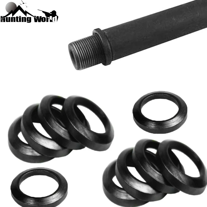 

Tactical AR15 M16 M4 .223 5.56 Rifle Standard 1/2" x28 Muzzle Brake Thread Steel Crush Washer Hunting Caza Pack of 10