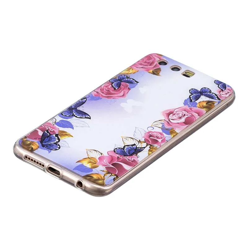 Husky Cherry blossoms Printed Soft TPU Case For Huawei Honor 9 Lite Comic Silicone Back Cover 6C 6A 7C Cases |