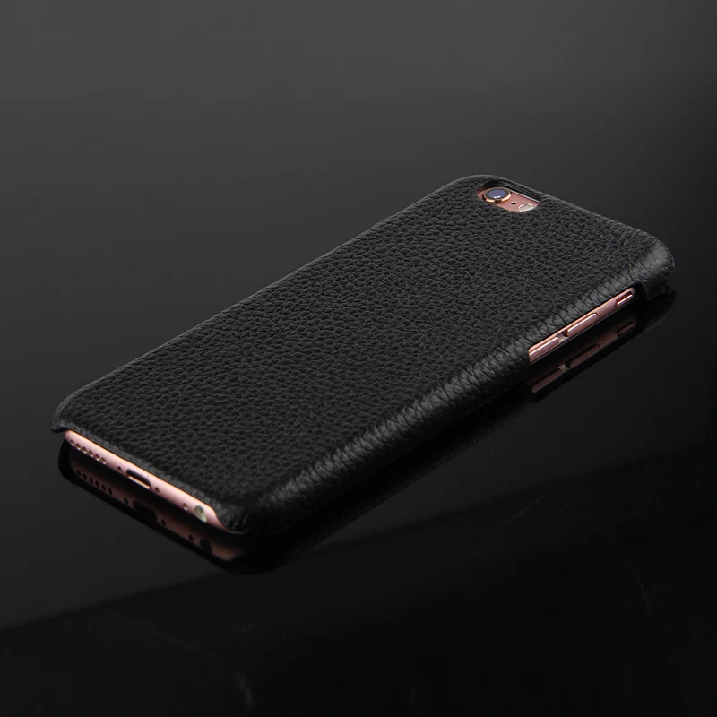 AJIUYU Genuine Leather For iPhone 6 Case Mobile Set Cowhide iPhone6 4.7inch Protective shell Phone iPhon Cover luxury |