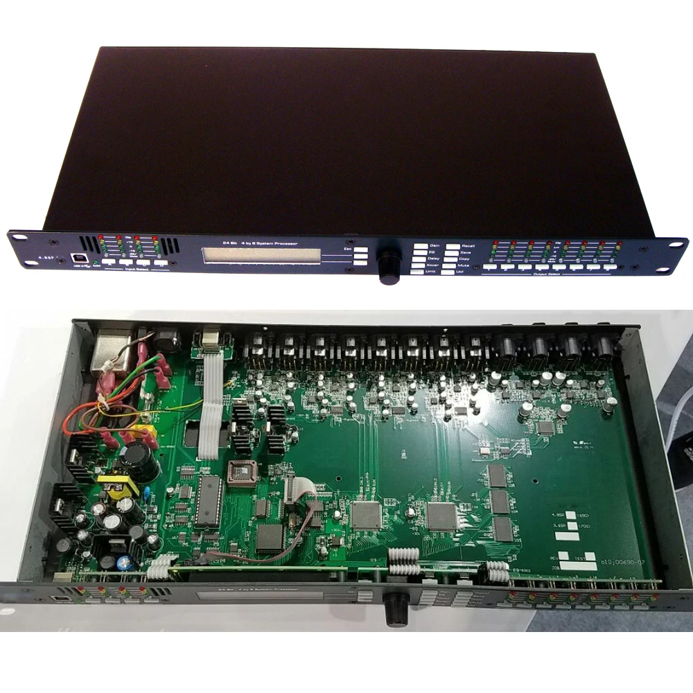 Бесплатная доставка 4.8SP 4x8 звуковой процессор DSP громкий динамик системный с USB Pro