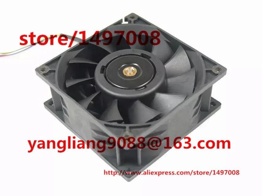 Delta Electronics PFC0912DE AY01 DC 12V 4.32A Размеры: 90x90x38 мм 4 провод Сервер вентилятор