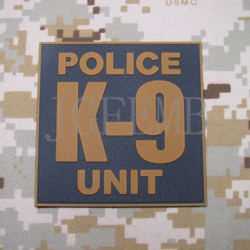 Полицейская K-9, медвежонок, коготь, K-9, собачий боевой дух, Тактическая Военная 3D ПВХ нашивка