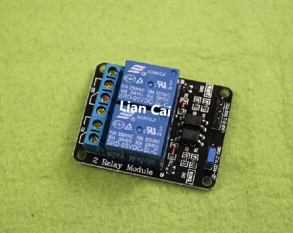 10 шт./лот 10A 5 в 2 канальный релейный модуль щит для Arduino ARM PIC AVR DSP Electronic FZ0521
