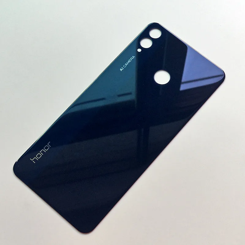 Модная задняя крышка корпуса для huawei honor 8X, стеклянная крышка для батареи, задняя крышка для honor 8x с клейкой наклейкой с логотипом