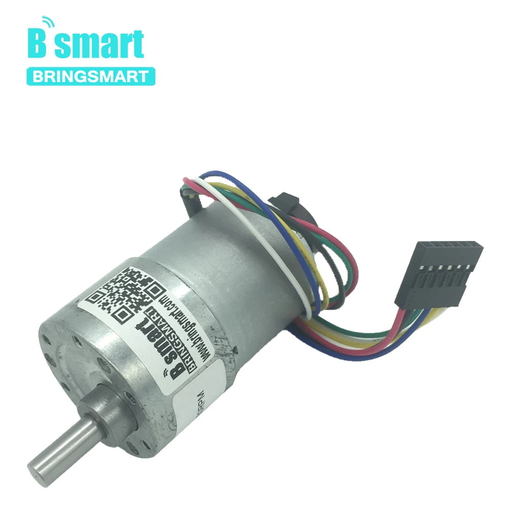 Bringsmart JGB37-3530B 12V DC Motor Gear Encoder 6-1600rpm Micro Speed Measuring High Electric | Обустройство дома