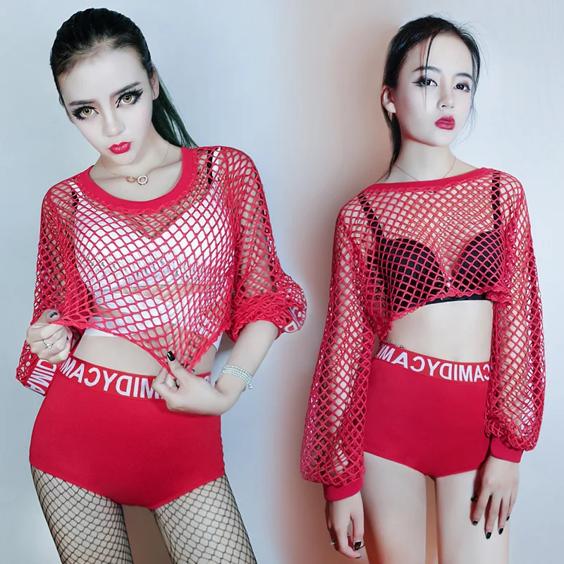 

DJ nightclub singer dance sexy clothes DS hiphop stage Outfit Costume NEW