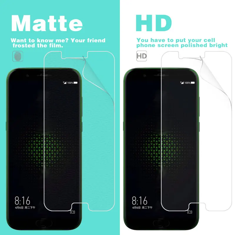 Передного LCD HD прозрачная глянцевая Защитная пленка для Xiaomi Черная Акула A0 5 99 В