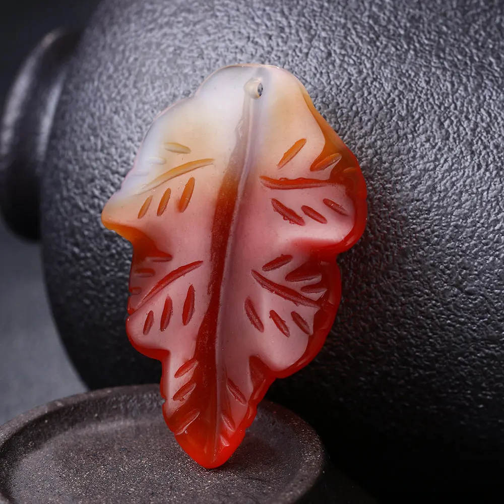 Yumten Men Jewelry Women's Pendant Natural Chalcedony Necklace Fashion Hand Carved Clothes Accessories Gothic Dragon Boho Gift |