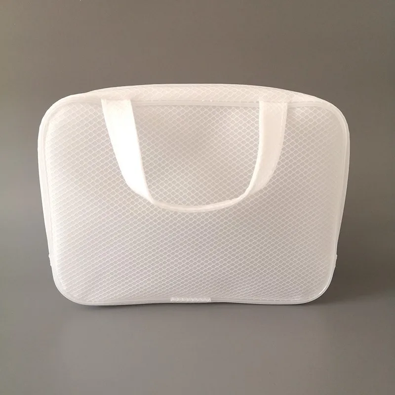 Rangement Maquillage прозрачный мешок водонепроницаемый белый замок на молнии для хранения одежды сумки Porta дорожный шампунь косметический Органайзер