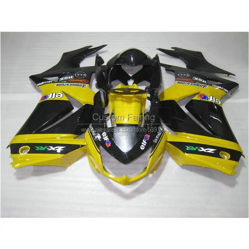 Полный комплект обтекателей из АБС-пластика под давлением для Kawasaki ninja 250r 2008-2012 2013