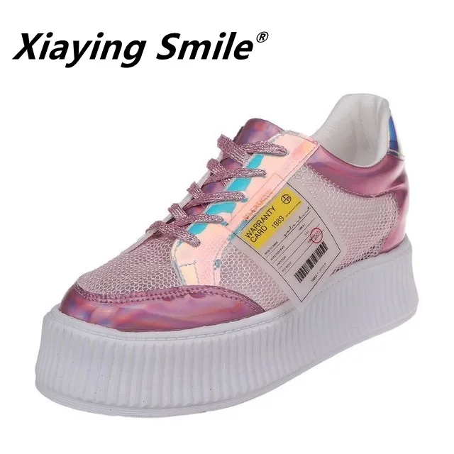 Xiaying Smile 2019 весна лето новый стиль ослепительный цвет водяная дрель толстая