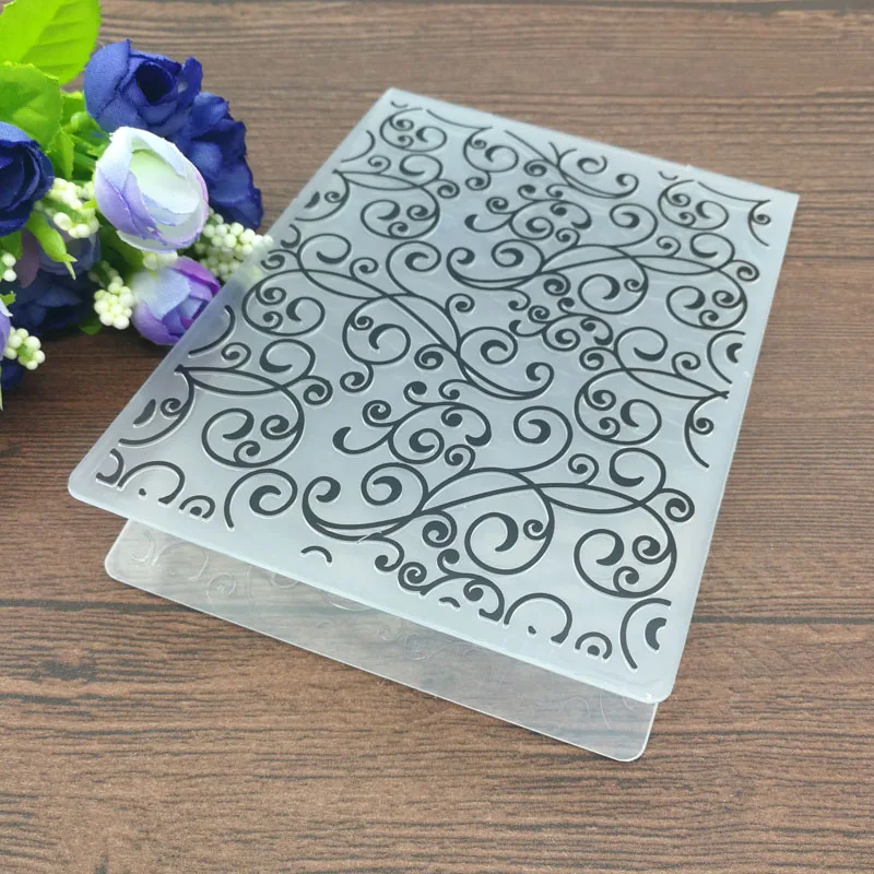 Пластиковые листья папки для тиснения самостоятельного скрапбукинга