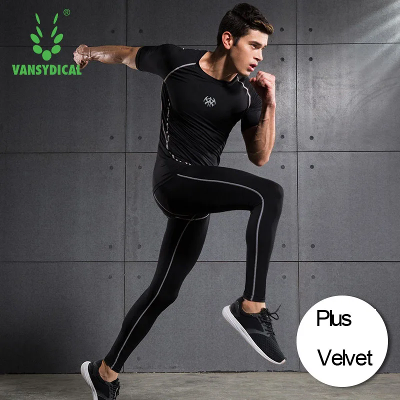 Мужские компрессионные штаны теплые для фитнеса бега тренажерного зала|wear men|men