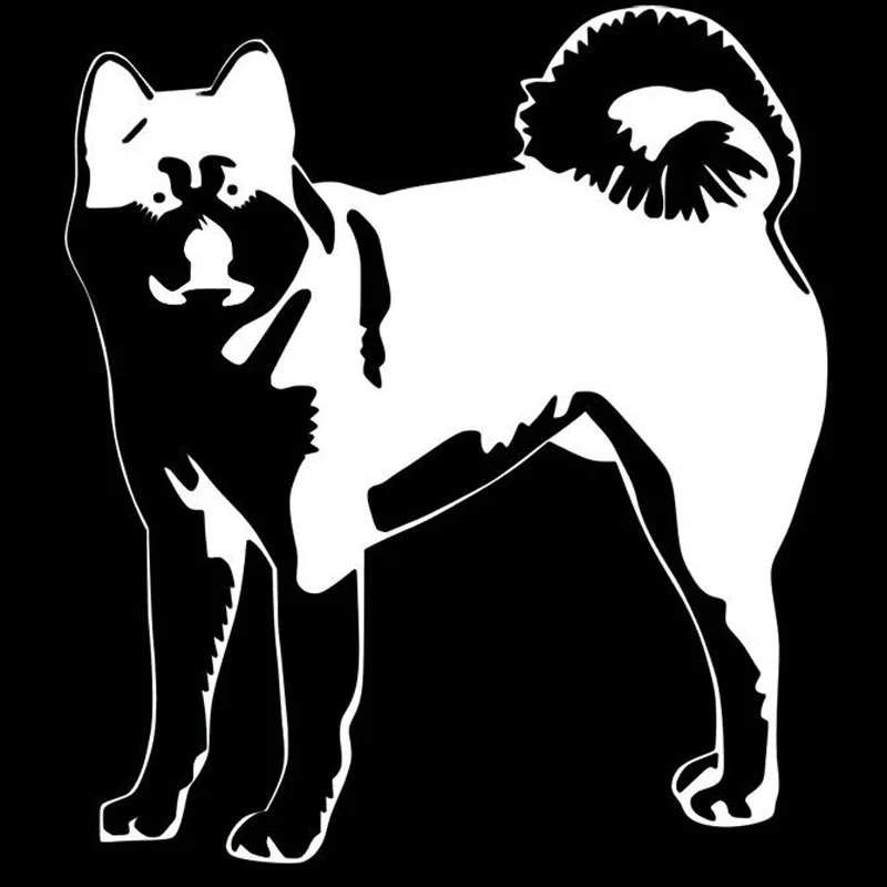 13 4*15 2 см Akita собака животные виниловые наклейки забавные украшения для стайлинга