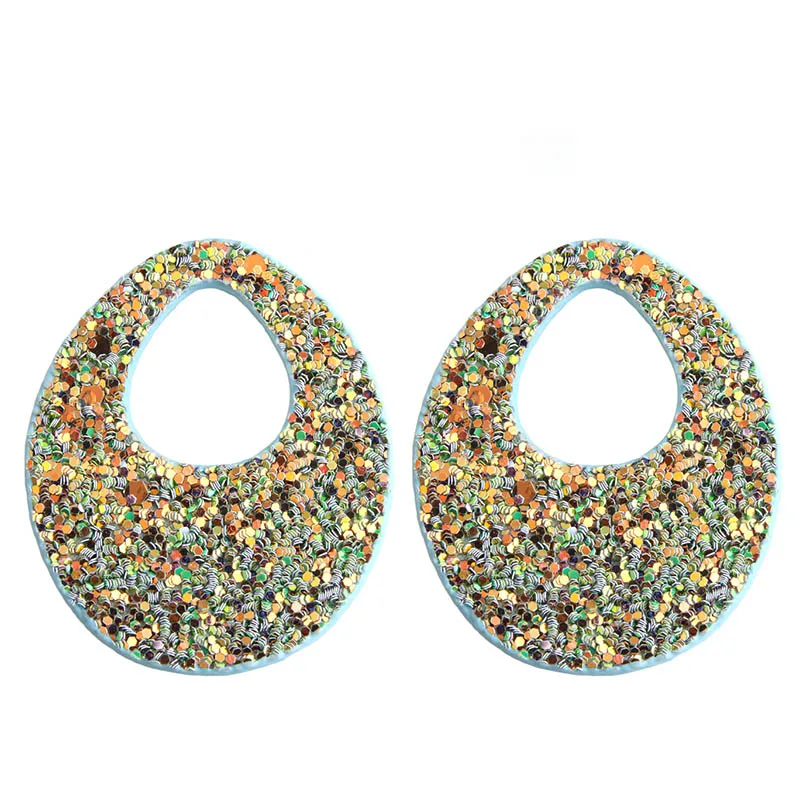 green NeeFu WoFu Большие Серьги Pendientes капельки кожаные аксессуары С Рисунком Тигра большие длинные серьги Brinco Леопард Рождество - Окраска металла: green