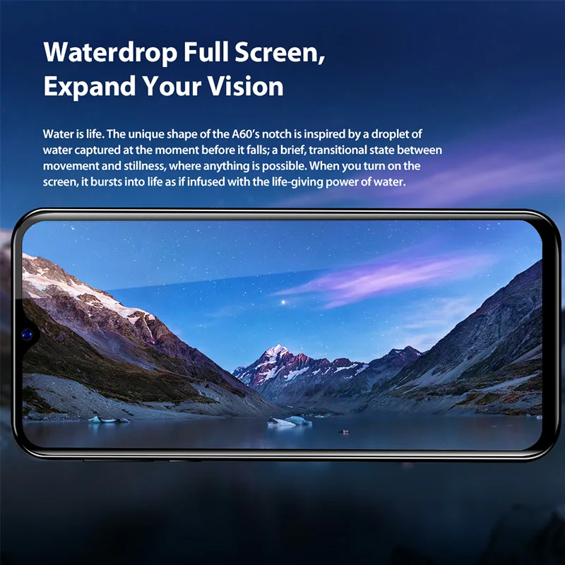 Blackview A60 смартфон 4080 мАч 1 Гб+ 16 Гб четырехъядерный Android 8,1 6,1 дюймов 19,2: 9 экран 13,0 МП Двойная камера заднего вида 3G мобильный телефон
