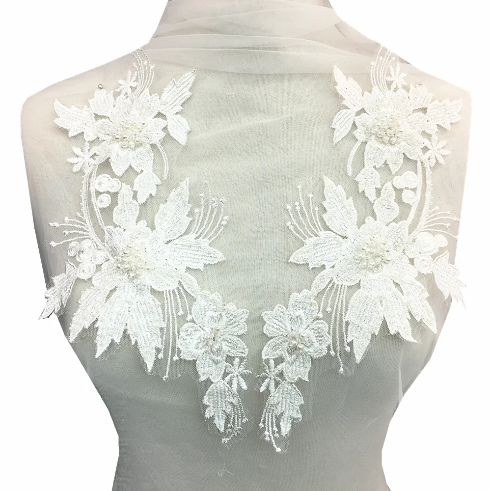 2 шт. свадебное платье с цветочной вышивкой и нашивкой аппликация блестками