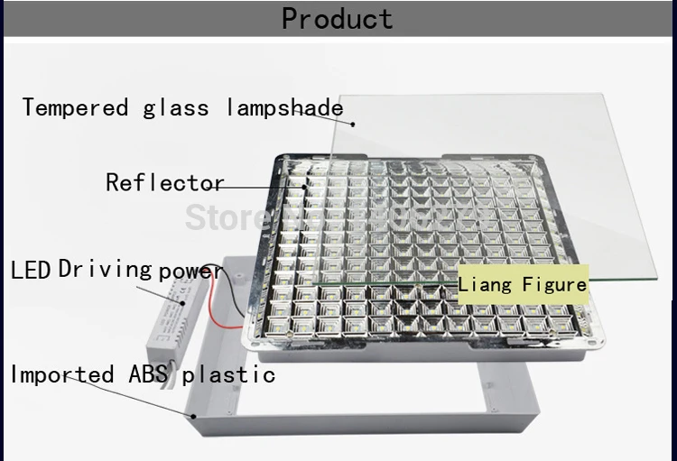 15w LED Kitchen Light Square Open Installation downlight panel lamp light ceiling indoor lamparas | Лампы и освещение