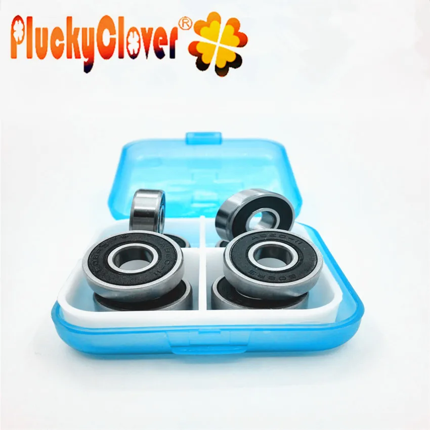 8 шт./кор. черный/синий/красный подшипник спиннинга из хромированной стали 608rs