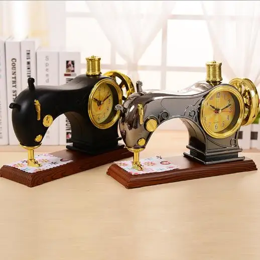 Старинные швейные машины будильник разбудит - службы часы настольные дети