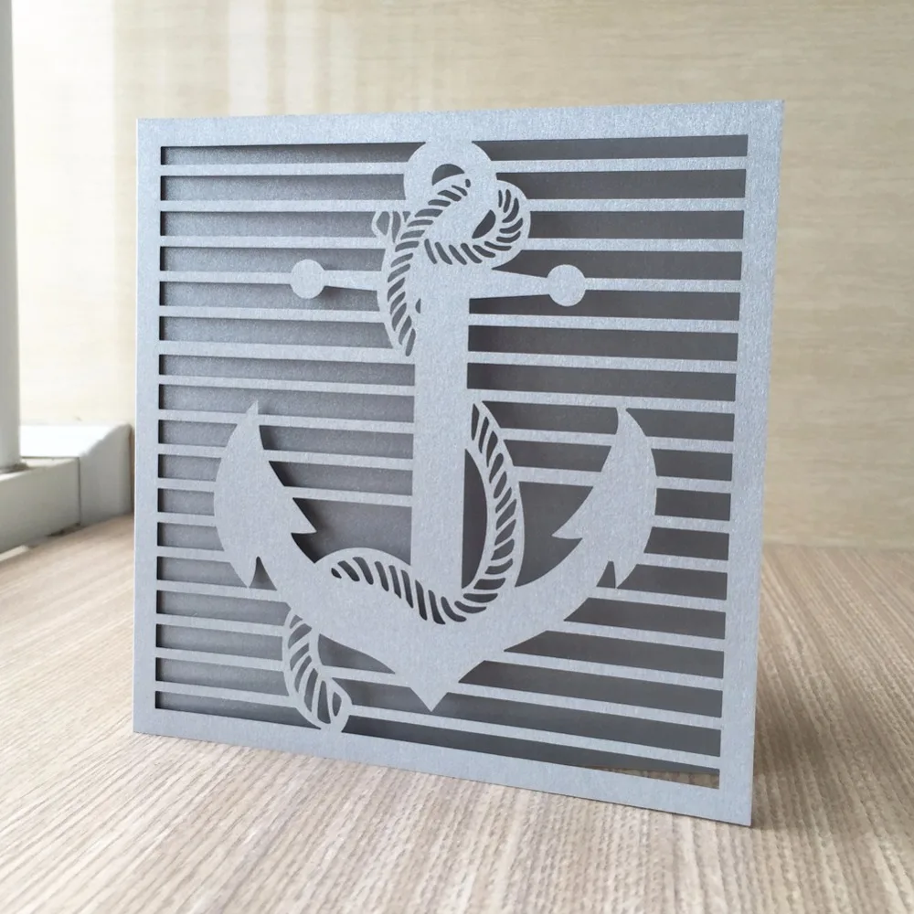 35pcs Pearl Paper 15th boy's Birthday Card Navigation Theme Wedding Invitations Favor Party Decoration | Дом и сад